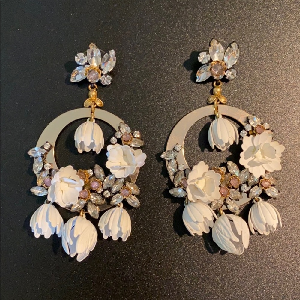 J. Crew STATEMENT CHANDELIER EARRINGS